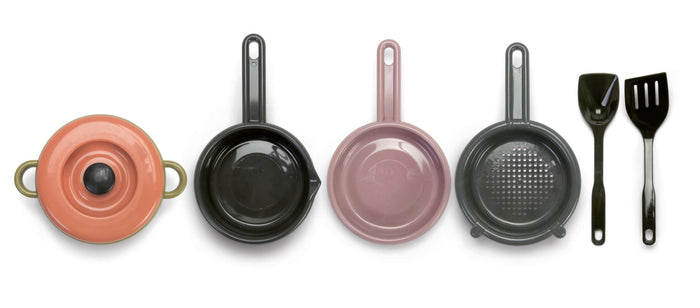 Green Bean Pot-Sieve-Pan 7 Pcs