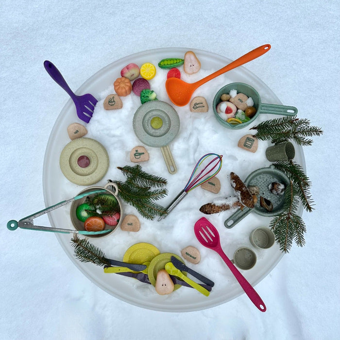 Green Bean Pot-Sieve-Pan 7 Pcs