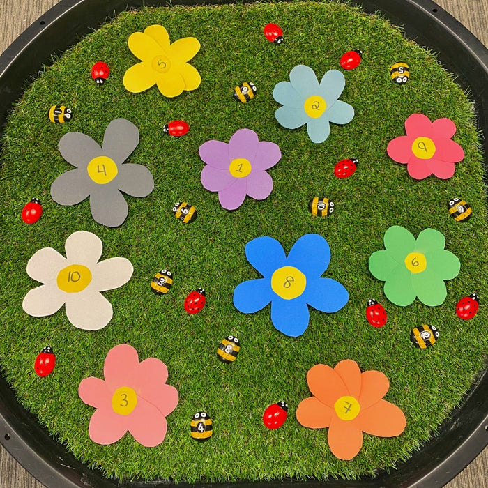 Ladybug Counting Stones