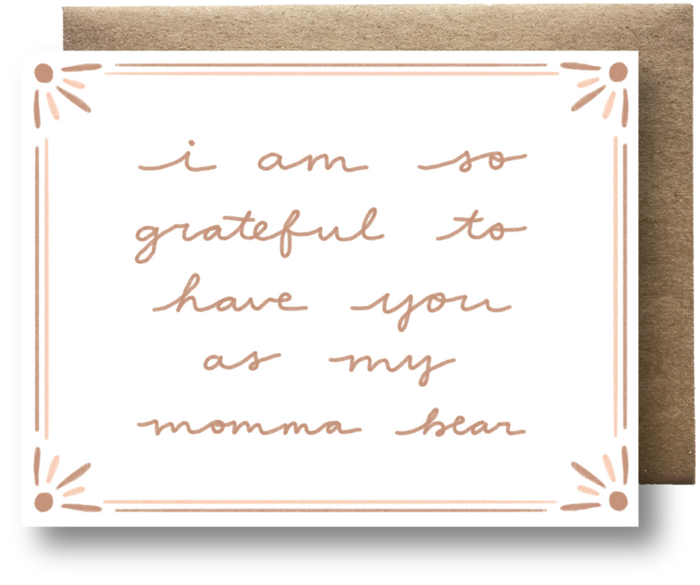 Momma Bear Card Maija
