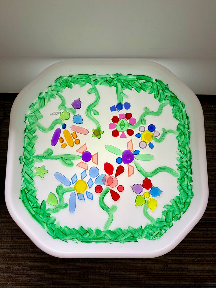 Translucent Colour Hollow Pattern Blocks