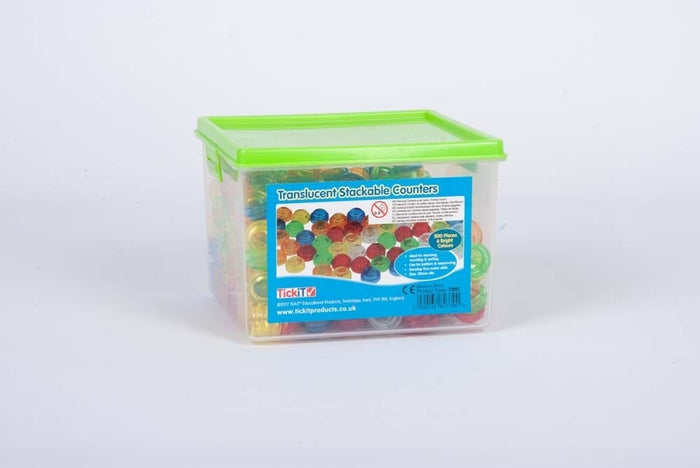 Translucent Colour Stackable Counters
